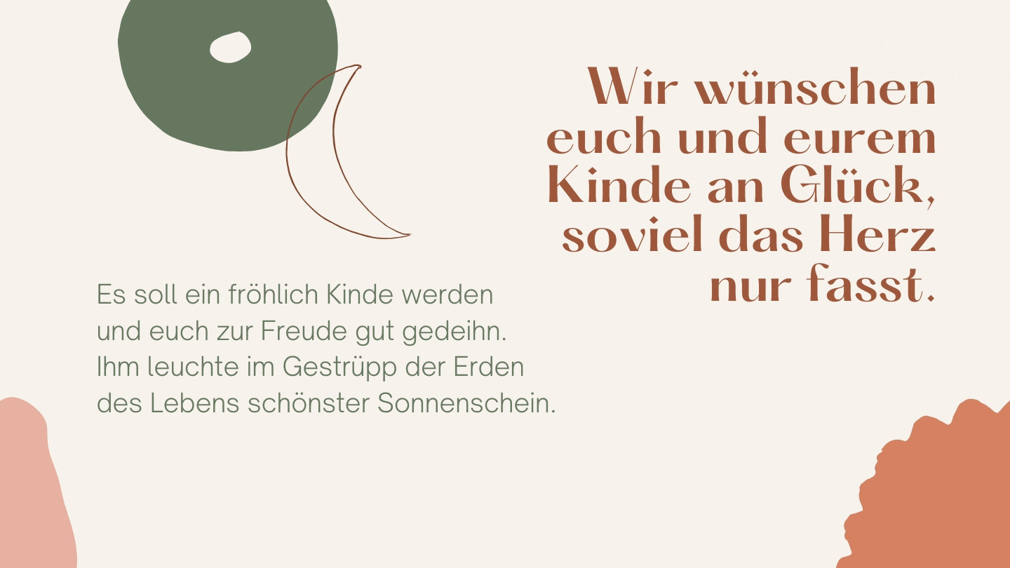 53 Glückwünsche zur Geburt, über die sich frischgebackene Eltern riesig