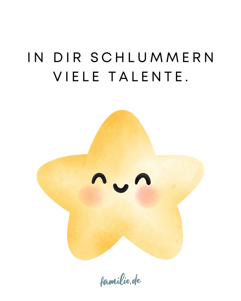 Affirmationen für starke Kinder - Talente