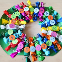 DIY-Adventskalender aus Klorollen: Easy Anleitung