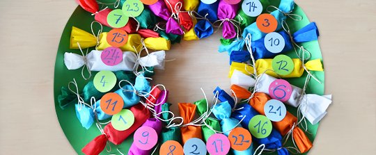 DIY-Adventskalender aus Klorollen: Easy Anleitung