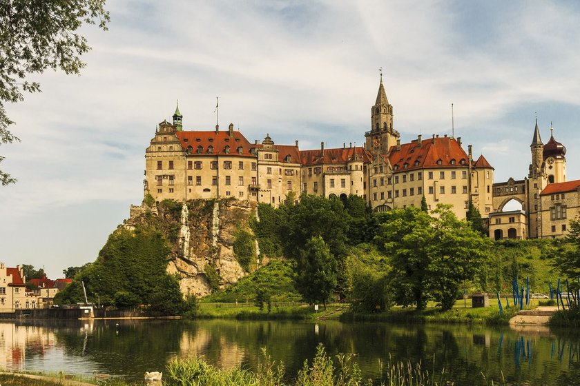 Märchenhafte Aussicht auf das Schloss Sigmaringen