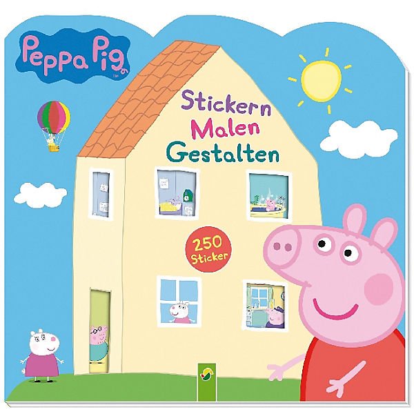 Peppa Pig Sticker- und Malbuch