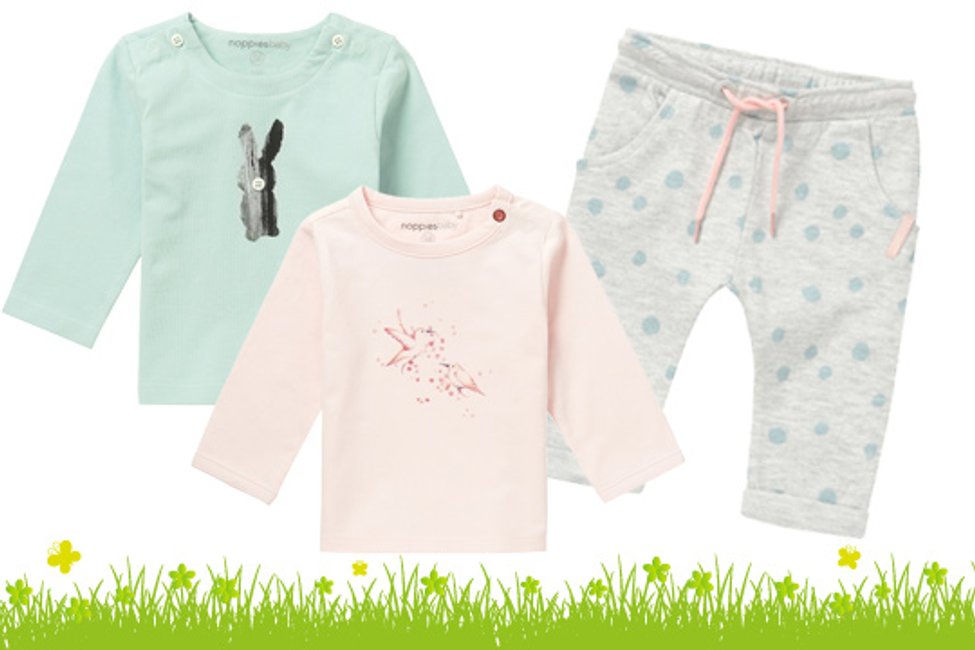 name it Baby Mädchen Mütze mit Karomuster und Marienkäfer in dunkelblau