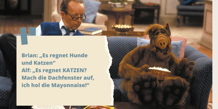 "Null Problemo!" 15 coole AlfSprüche aus der KultSerie der 80er
