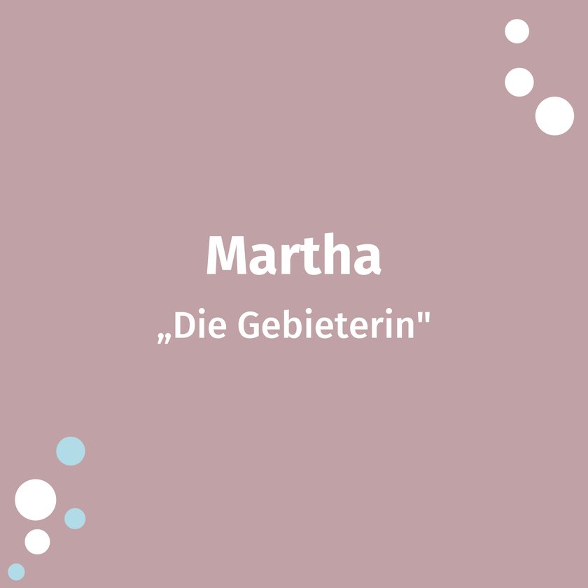 Bibel Namen Martha