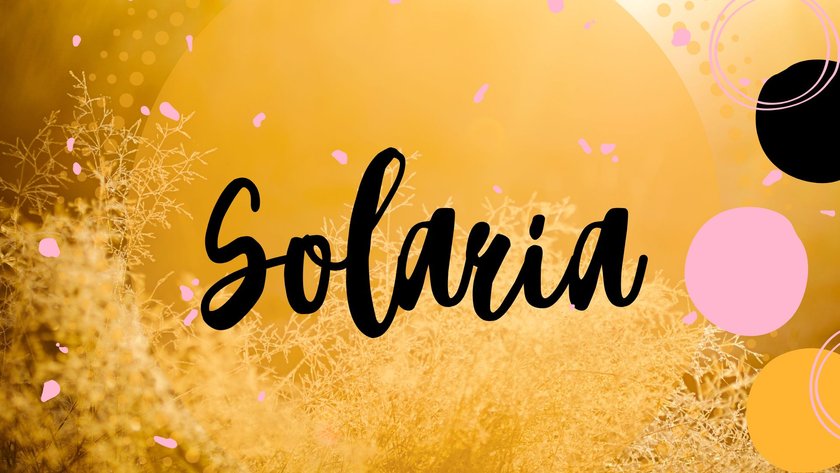 Namen, die Sonne bedeuten: Solaria