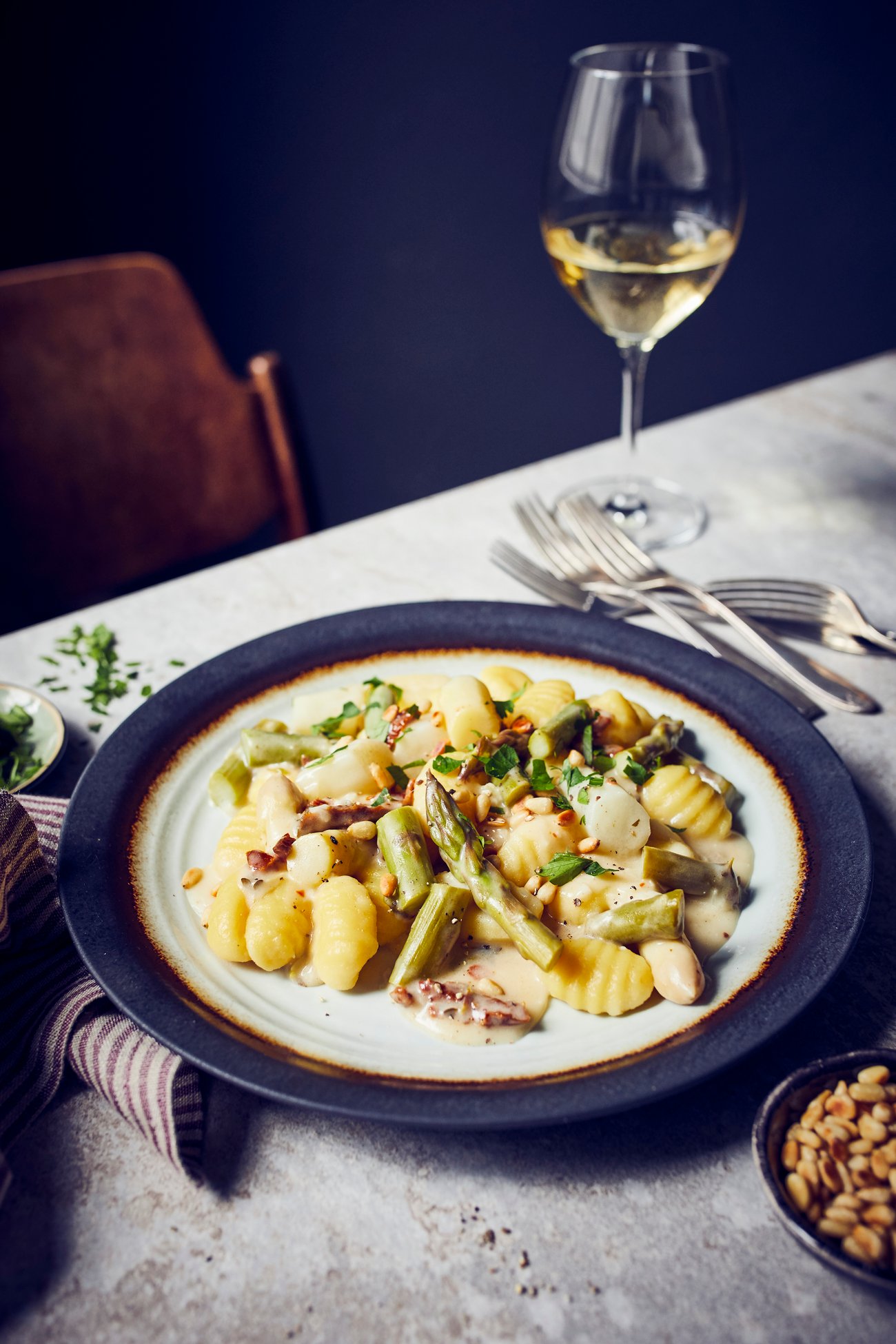 Gnocchi in Spargel-Rahmsauce_Thermomix Gnocchi in Spargel-Rahmsauce_Thermomix