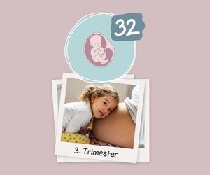 32. SSW: Dein Bauch ist gefühlt schon jetzt riesig und das Baby liegt (bald) in Geburtsposition