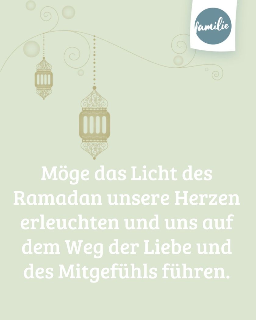 Ramadan Wünsche zum Verschicken an Freunde und Familie