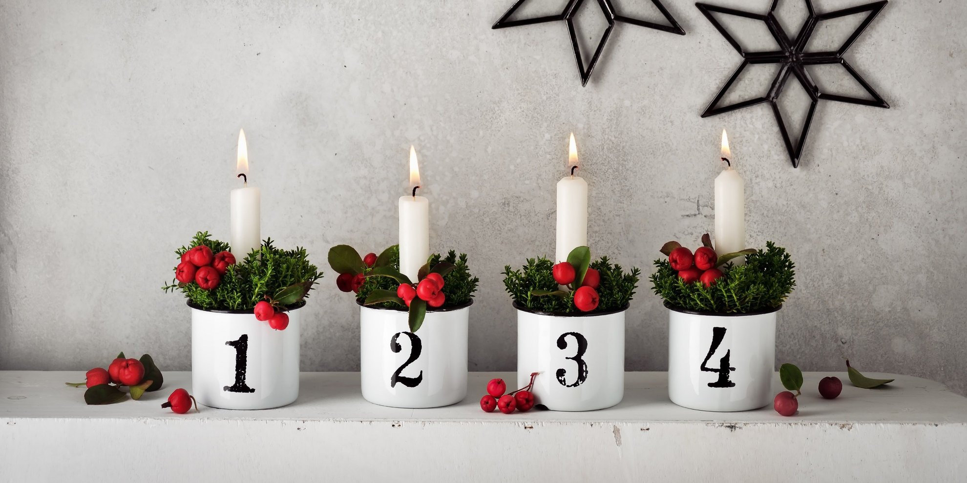 Adventskranz-Ideen für Faule: 11 einfache Bastehacks