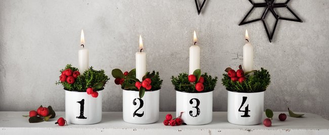 DIY-Adventskranz für Faule: 11 einfache Bastelhacks