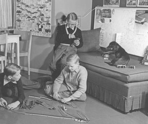 So sahen typische Kinderzimmer der 50er Jahre aus