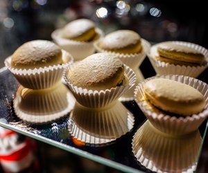Backen für Weihnachten: Makronen-Muffins