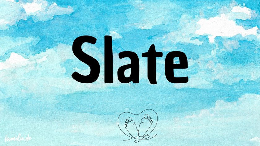 Jungennamen Farbe Blau - Slate