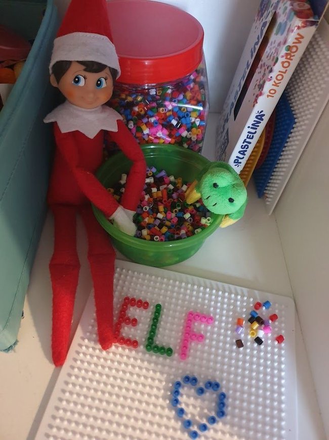 Elf on the Shelf: Bügelperlen