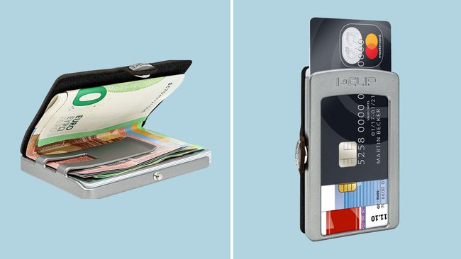 Amazon-Deal - I-CLIP Original Mini Wallet Detail-Collage