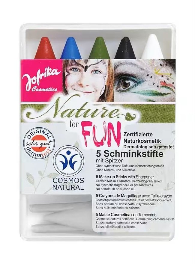 Kinderschminke Test: Jofrika Schminkstifte