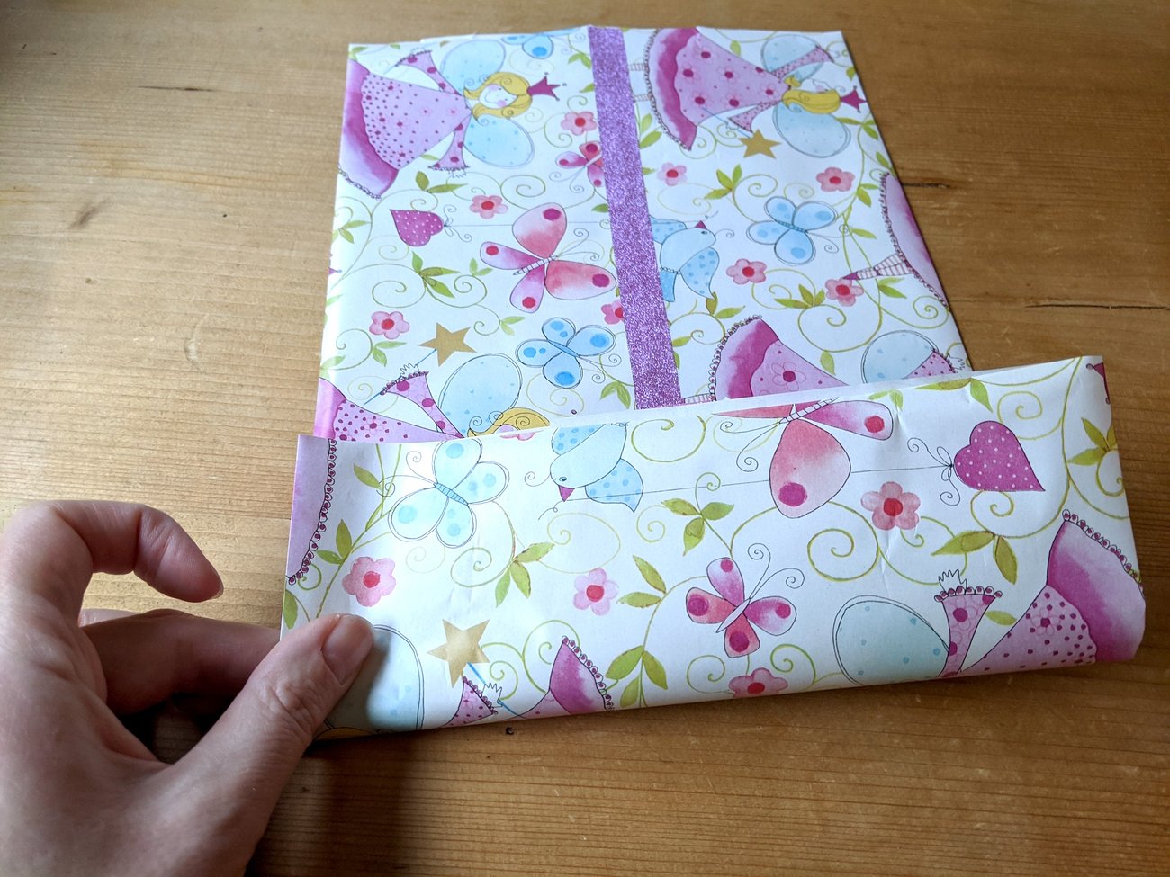 Nie wieder kaufen! Tüte aus Geschenkpapier selber basteln