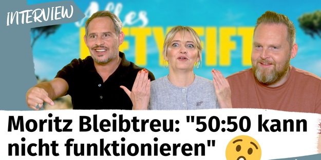 Moritz Bleibtreu: "Alles Fifty Fifty kann nicht funktionieren"