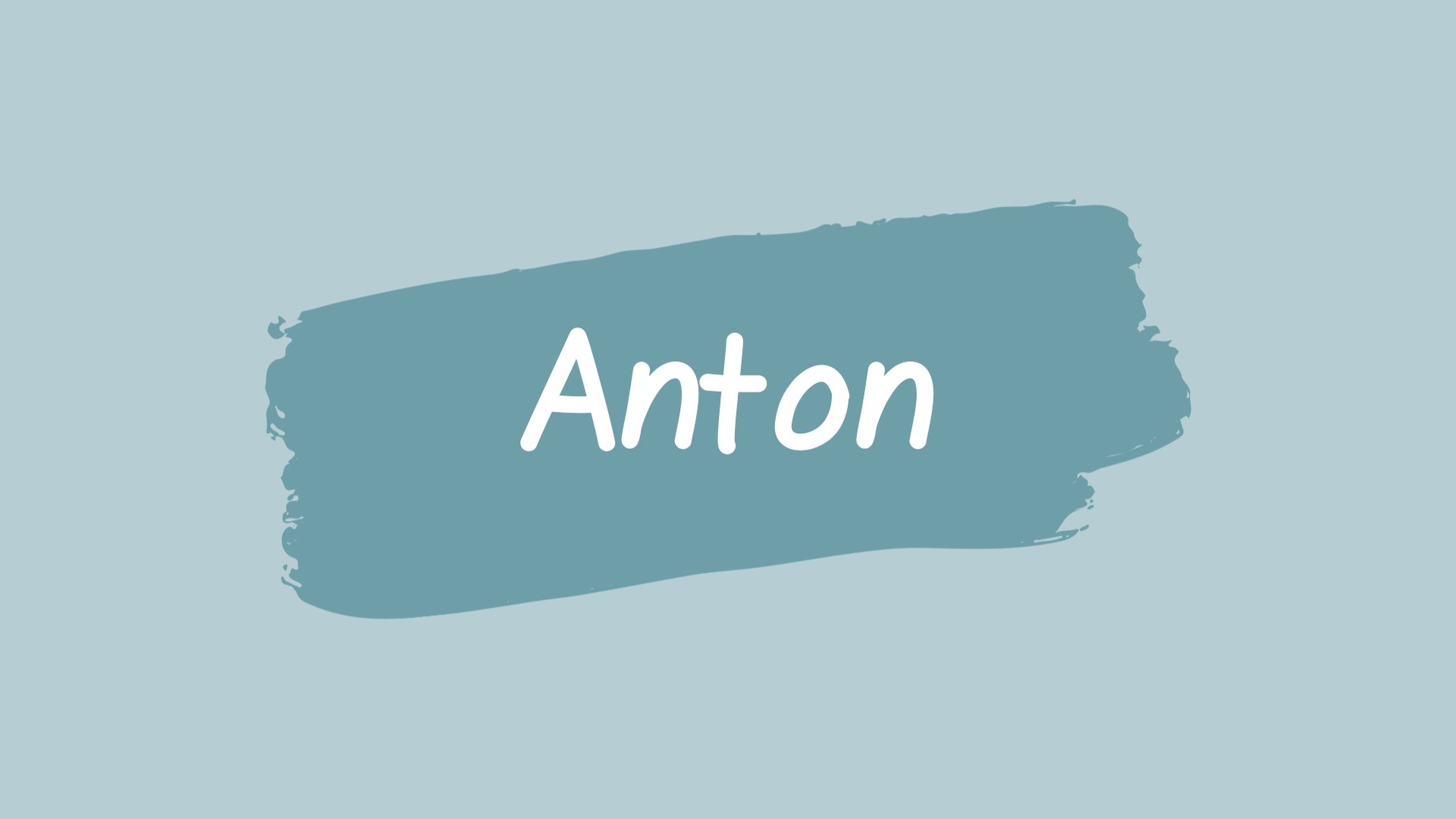 Anton Herkunft und Bedeutung des Jungsnamens
