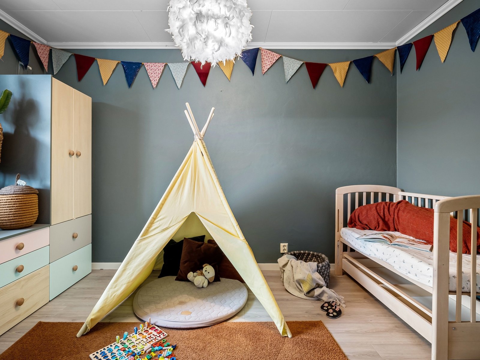 Dieser Teppich von Butlers ist ein richtig süßes Dekostück fürs Kinderzimmer