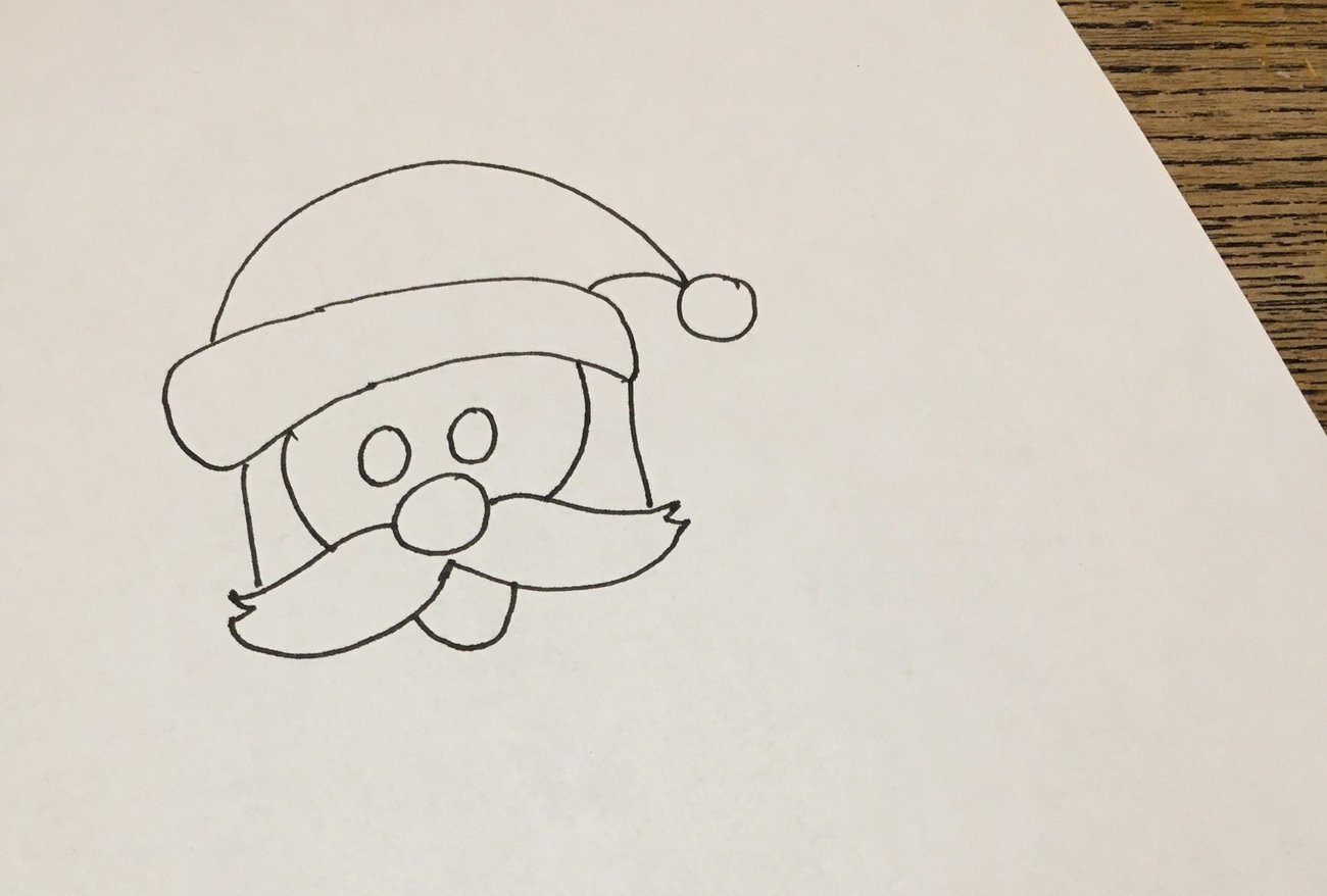 Weihnachtsmann malen: Unsere Step-by-Step-Anleitung