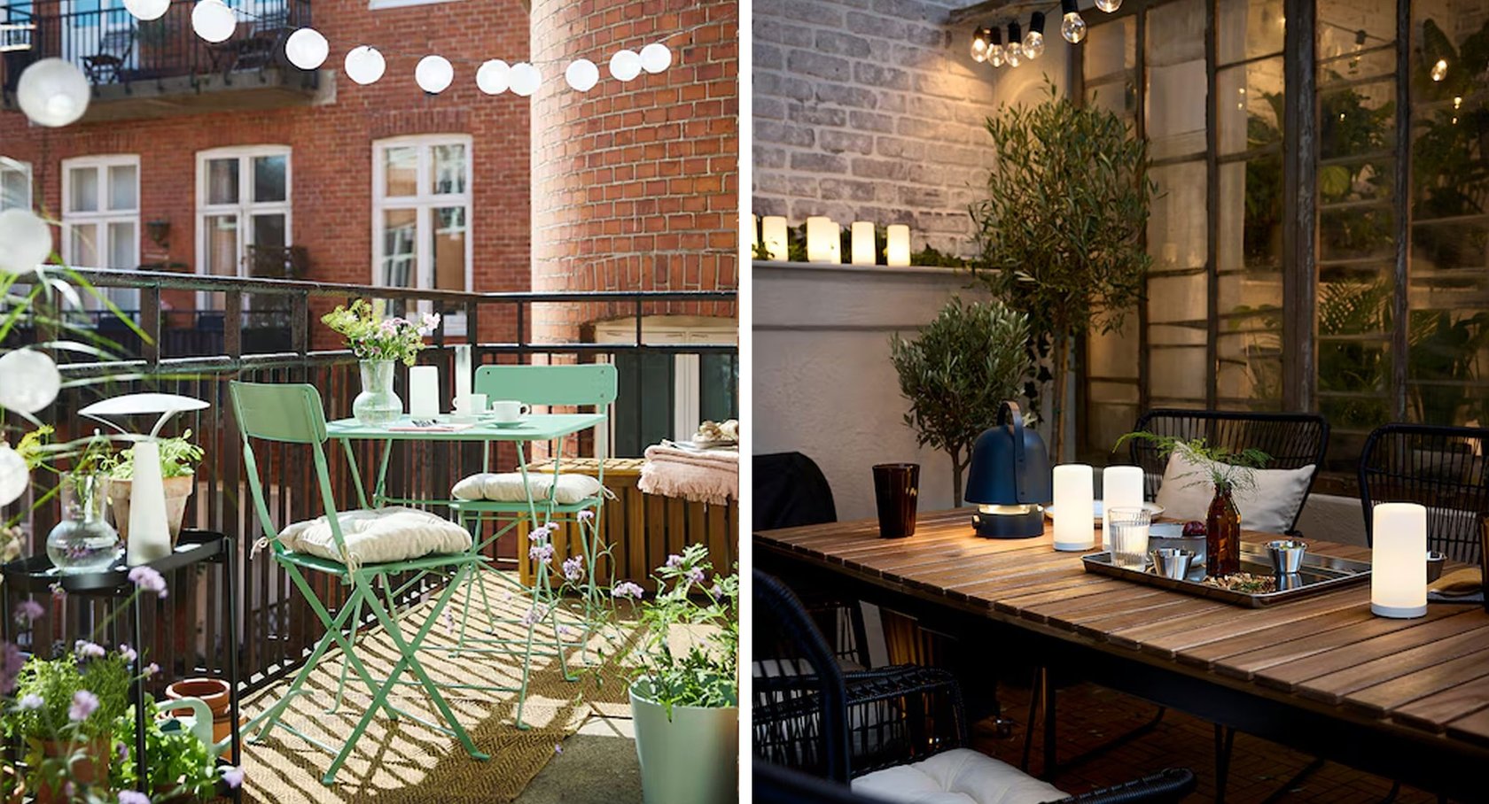 16 trendige Outdoor-Möbel von IKEA, die perfekt für deinen Balkon oder deine Terrasse sind