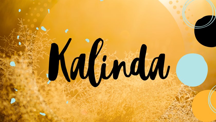 #22 Babynamen mit der Bedeutung „Sonne": Kalinda