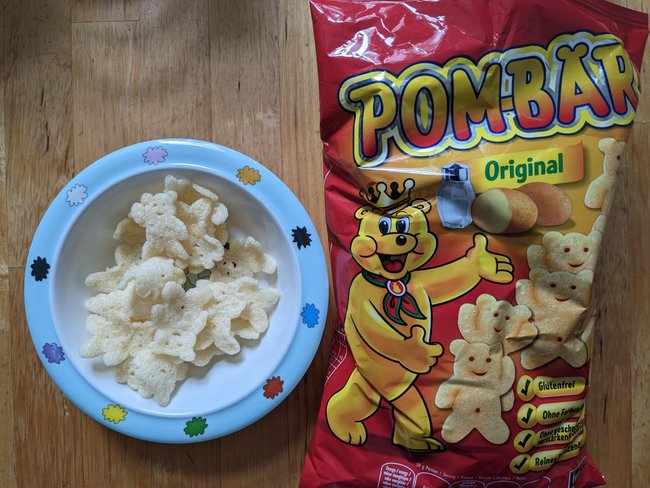 Pombären vegane Chips für Kinder