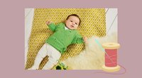 Einfache Wickeljacke fürs Baby nähen