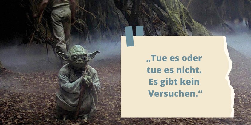 Meister Yoda über Mut