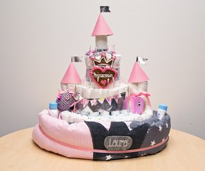 Windelschloss bauen: Anleitung für ein tolles Geschenk zur Geburt