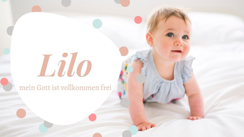 #14 Die 30 schönsten Mädchennamen mit O am Ende: Lilo