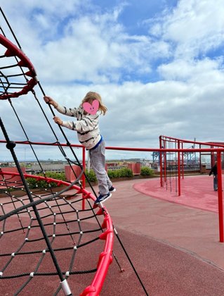Konditaget Lüders in Kopenhagen: Der Spielplatz auf einem Parkhaus in Nordhavn ist ein cooler Ort für die ganze Familie.