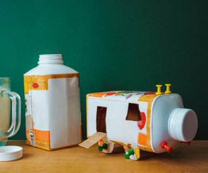 Basteln mit Tetrapak: 13 clevere Ideen für leere Saft- und Milchkartons