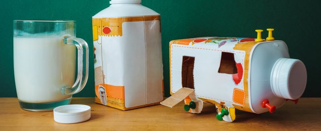 Tetra Paks upcyclen: 13 einfache Bastelideen für Milchtüten und Saftkartons