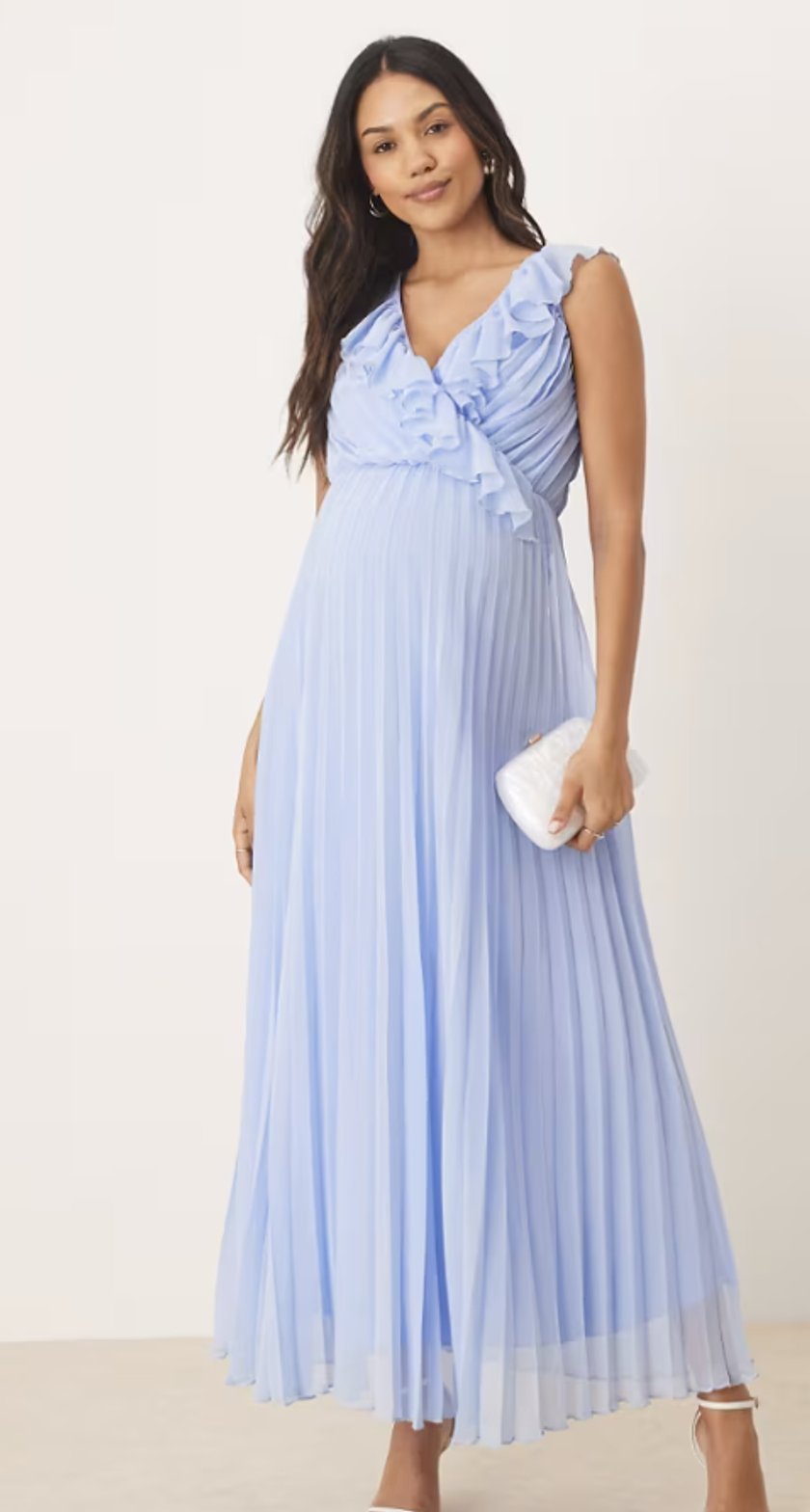 blaues Kleid