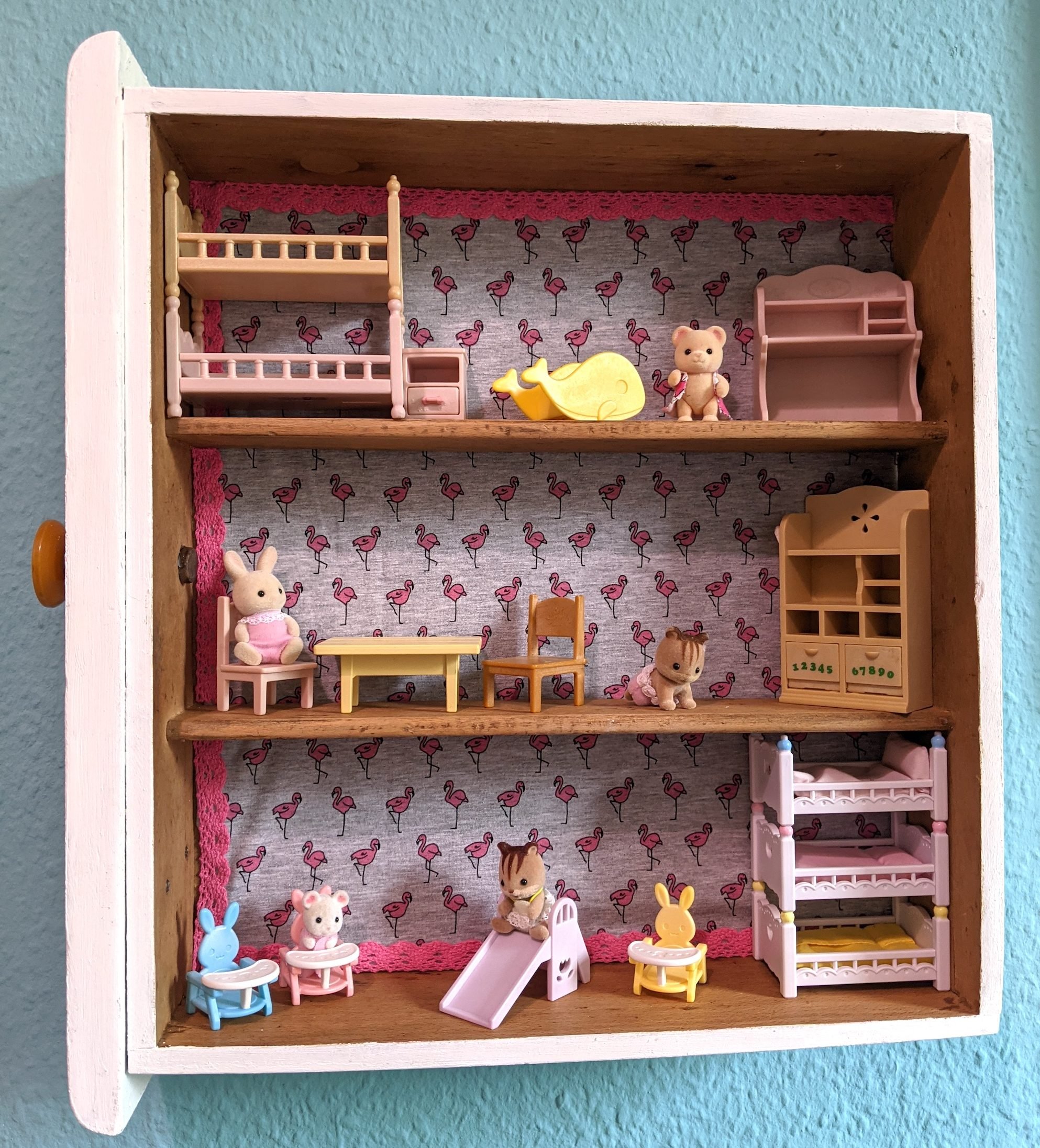 Puppenhaus aus Schublade