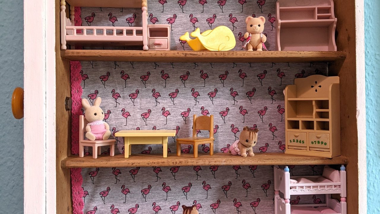 Puppenhaus aus Schublade