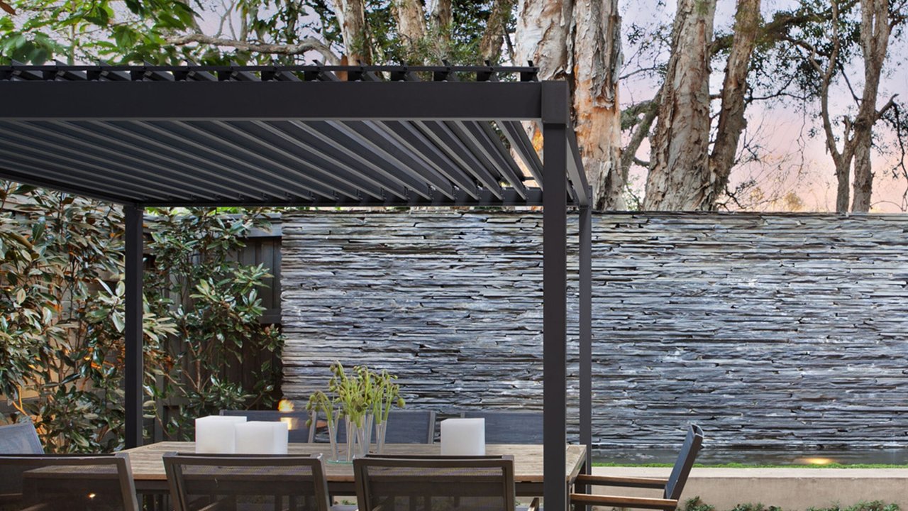 Aldi-Deal - Mirador Pavillon mit Lamellendach