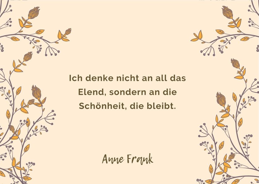 Anne Frank Starke Frauen-Sprüche