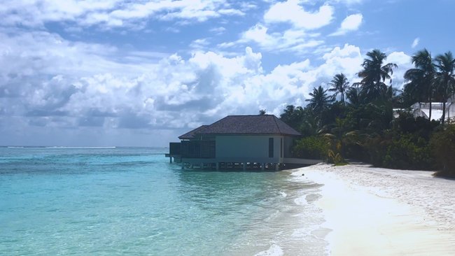 Lagunen-Villa des Le Méridien Maldives Resort & Spa