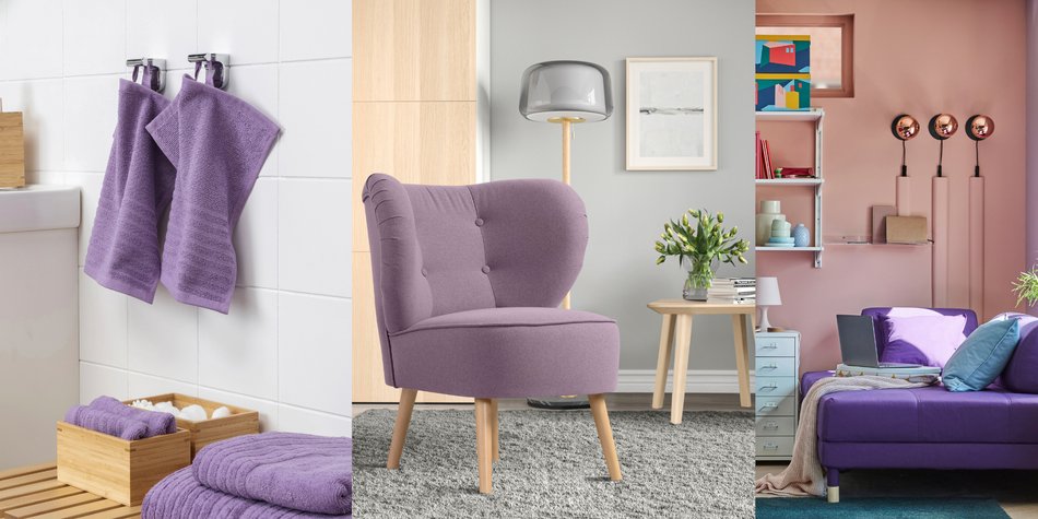 Stylische IKEA-Möbel und Dekoartikel in DER Trendfarbe des Jahres 2022