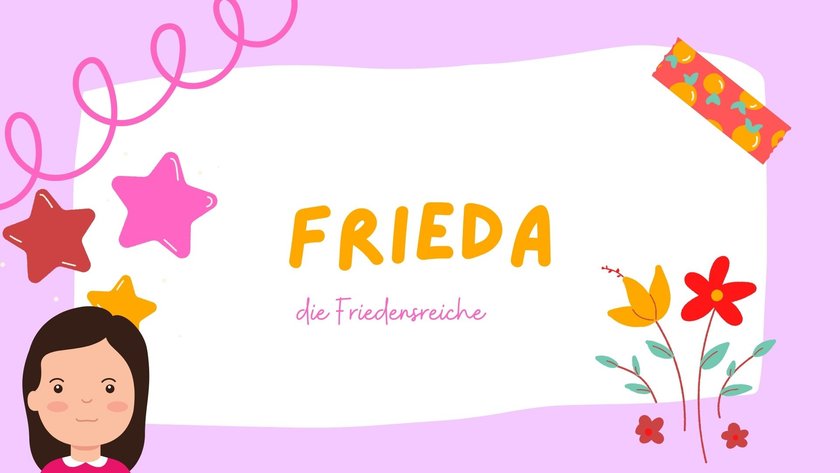 Mädchennamen mit A am Ende: Frieda