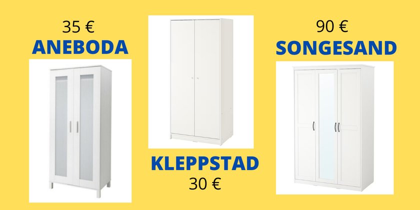 IKEA Kleiderschränke