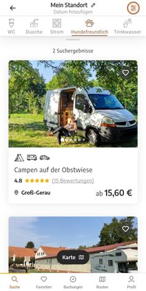 Roadsurfer spots App 
