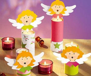 Tischdeko - Engel für die Weihnachtstafel