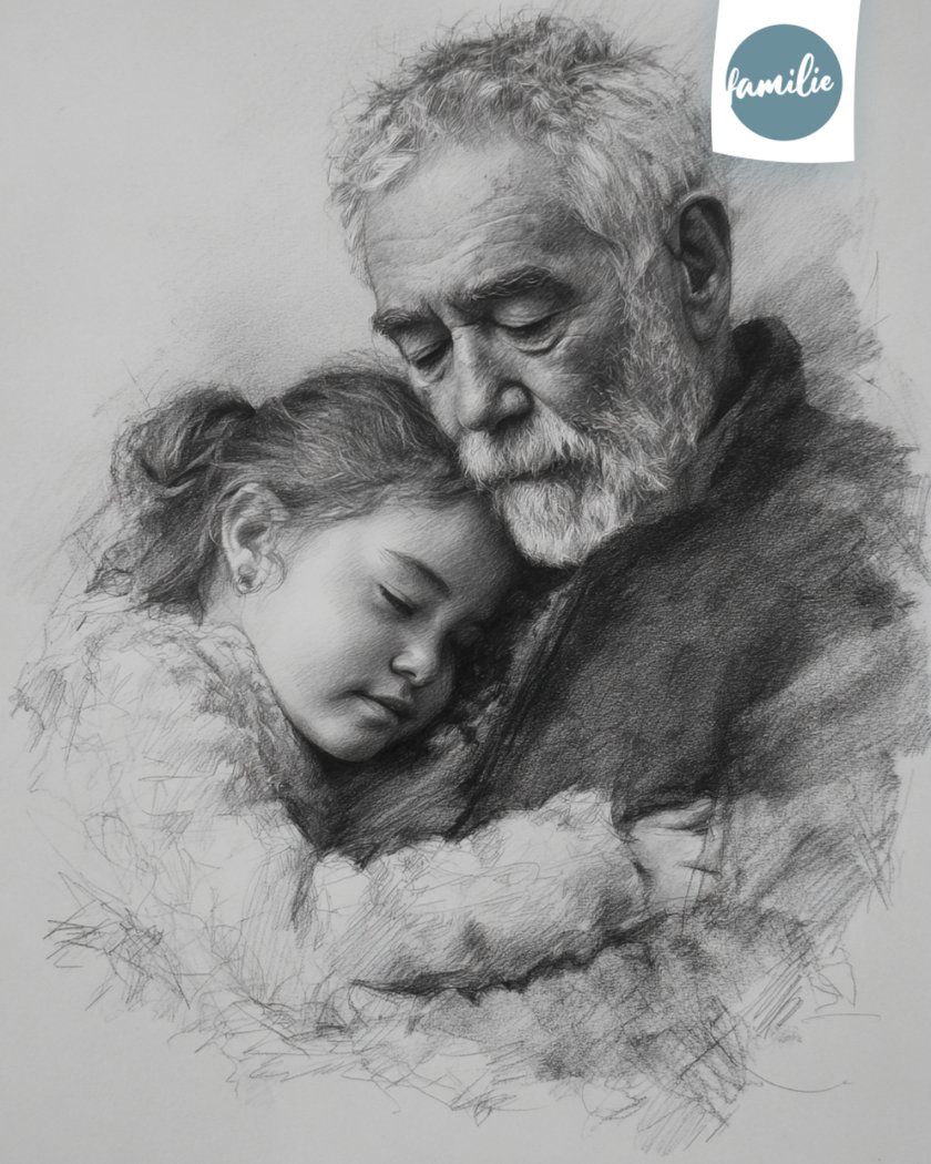 "Nein“ ist kein Schimpfwort - Opa umarmt Enkelin