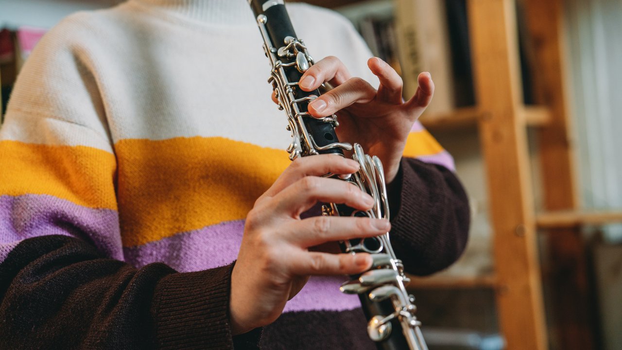 Es gibt viele verschiedene Blechblasinstrumente. Oboen und Klarinetten sind gar nicht so leicht zu unterscheiden.