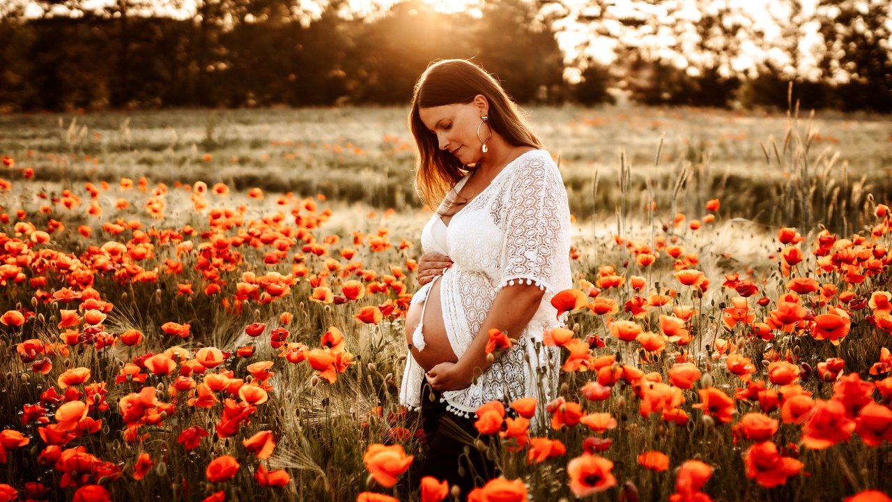 Babybauch-Shooting Ideen